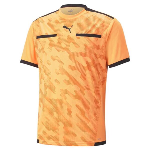 puma teamliga referee jersey 705452 neon citrus puma black gr s