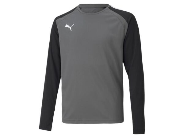 puma teampacer gk ls jersey jr 704939 smoked pearl puma black puma white gr 116