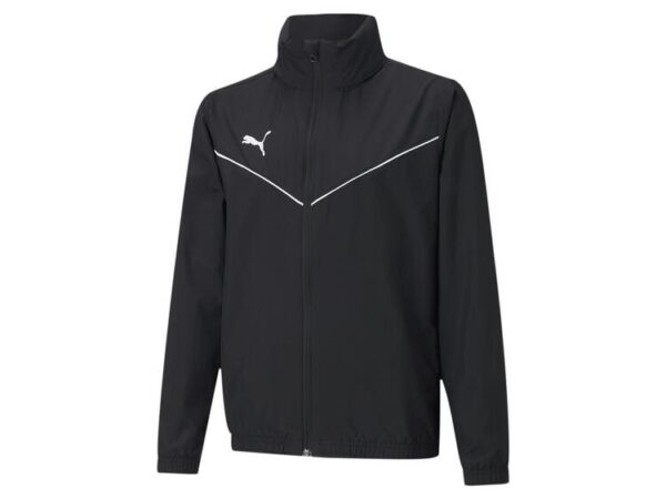 puma teamrise all weather jkt jr 657402 puma black puma white gr 128