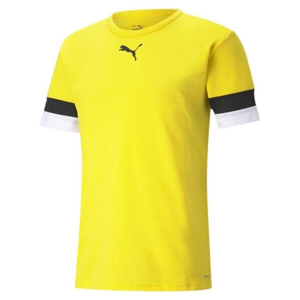 puma teamrise jersey 704932 cyber yellow puma black puma white gr l