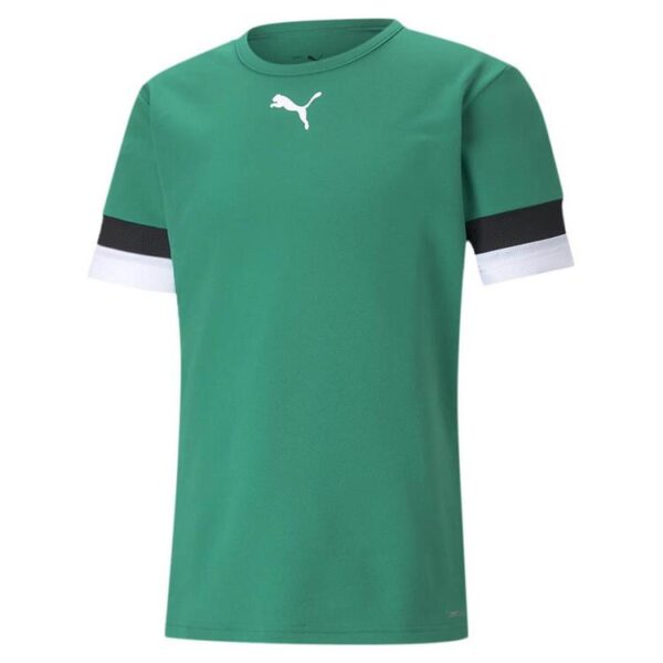 puma teamrise jersey 704932 pepper green puma black puma white gr l