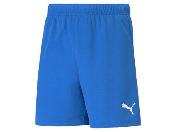 puma teamrise short jr 704943 electric blue lemonade puma white gr 116