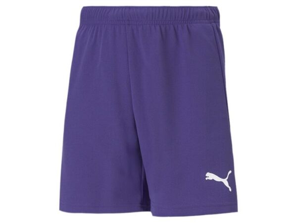 puma teamrise short jr 704943 prism violet puma white gr 140