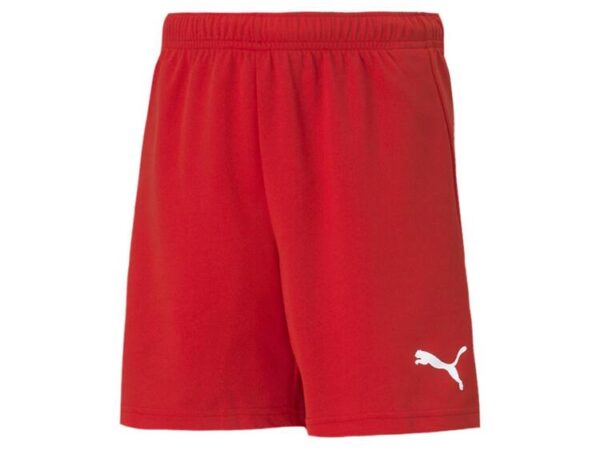 puma teamrise short jr 704943 puma red puma white gr 116