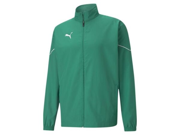 puma teamrise sideline jacket 657326 pepper green puma black gr l