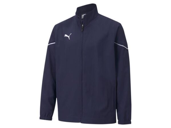 puma teamrise sideline jacket jr 657328 peacoat puma white gr 116