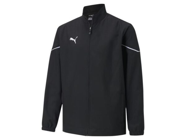 puma teamrise sideline jacket jr 657328 puma black puma white gr 140