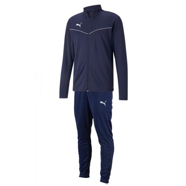 puma teamrise trainingsanzug kinder 657393 657391 peacoat peacoat gr 128