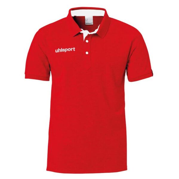 uhlsport essential prime polo shirt rot m