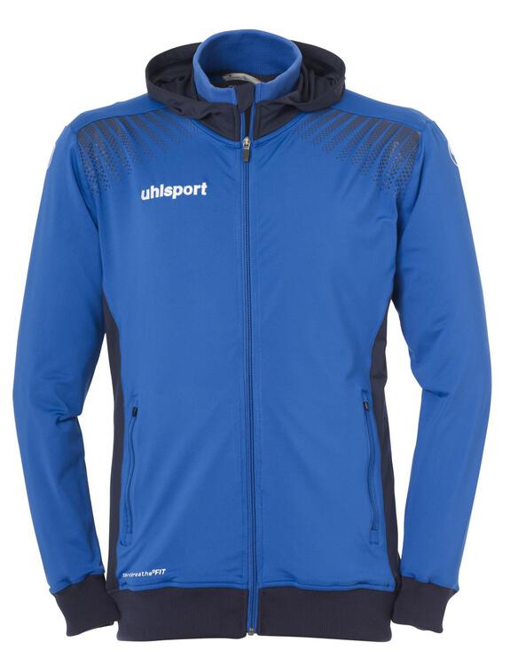 uhlsport goal tec kapuzenjacke azurblau marine