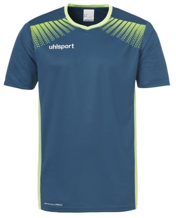 uhlsport goal trikot kurzarm petrol flashgruen 116