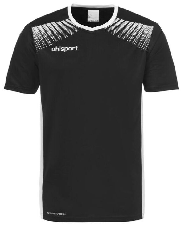 uhlsport goal trikot kurzarm schwarz weiss 116