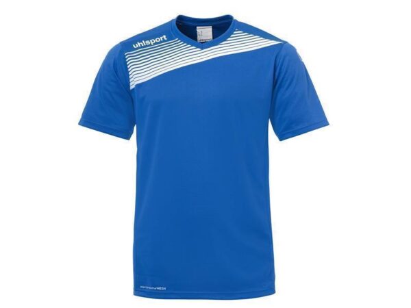 uhlsport liga 20 trikot kurzarm azurblau weiss 100328306 gr 128