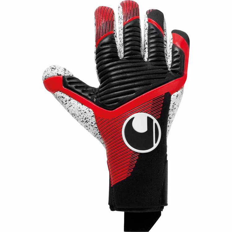 uhlsport powerline supergrip finger surround 101130301 schwarz rot weiss gr 11