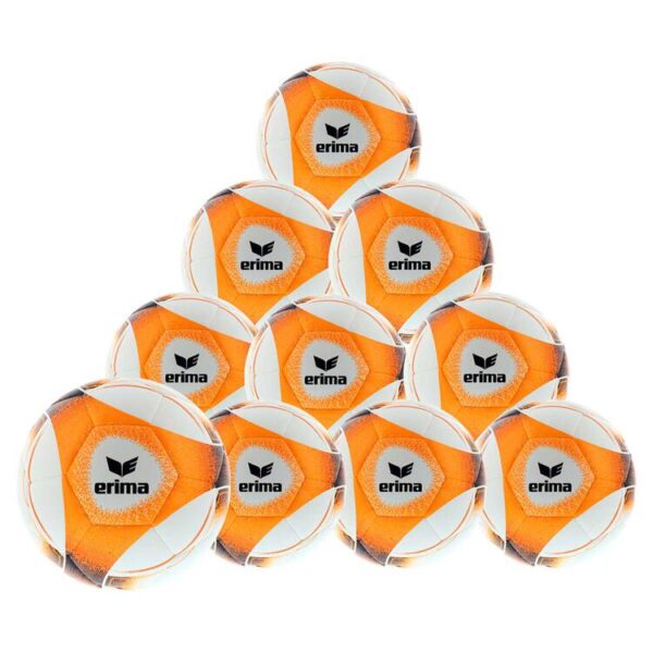 erima hybrid training 20 fluo orange 10er ballpaket