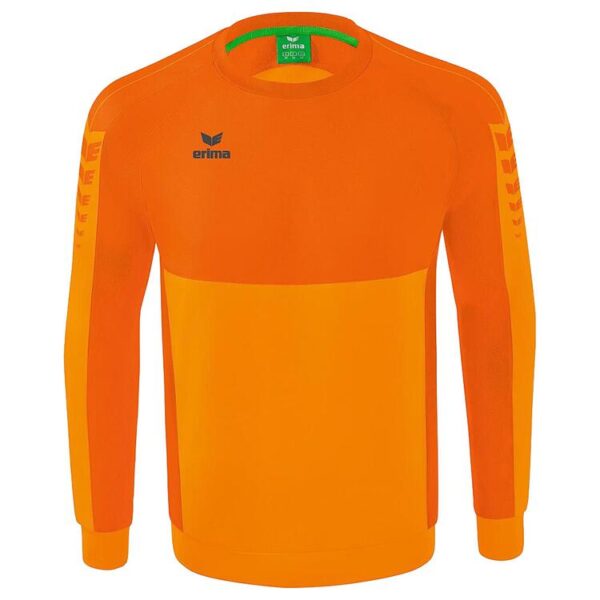 erima six wings sweatshirt 1072201 new orange orange