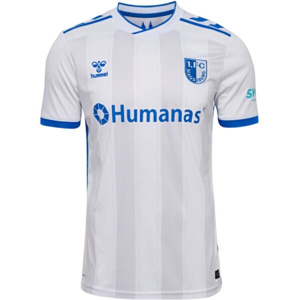 hummel 1 fc magdeburg auswaertstrikot 24 25 227379 white