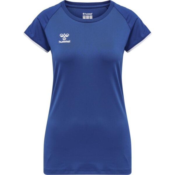 hummel core volleyball stretch trikot damen 213924 true blue