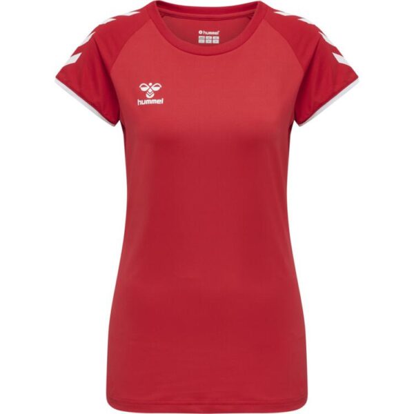 hummel core volleyball stretch trikot damen 213924 true red m