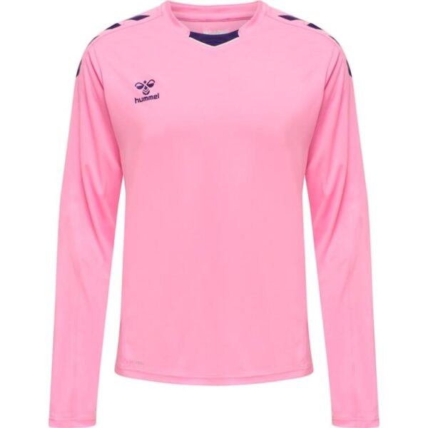 hummel core xk poly trikot herren langarm 211461 3257 cotton candy gr