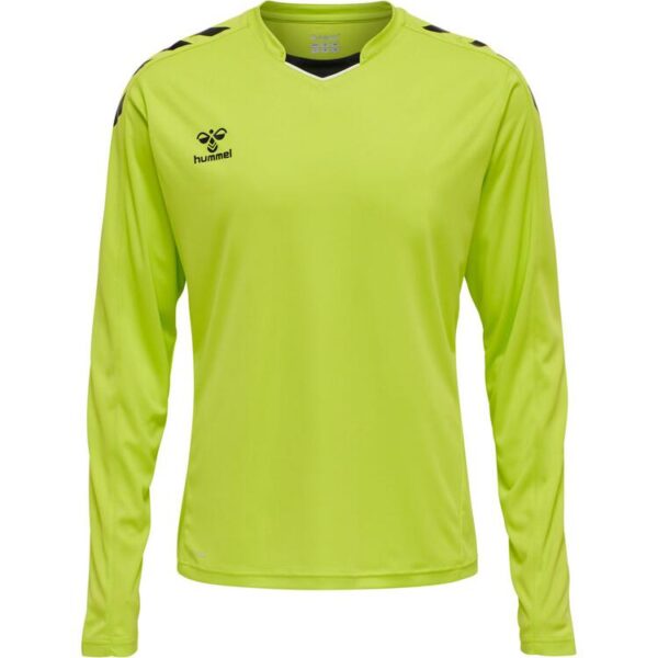 hummel core xk poly trikot herren langarm 211461 5045 lime popsicle gr