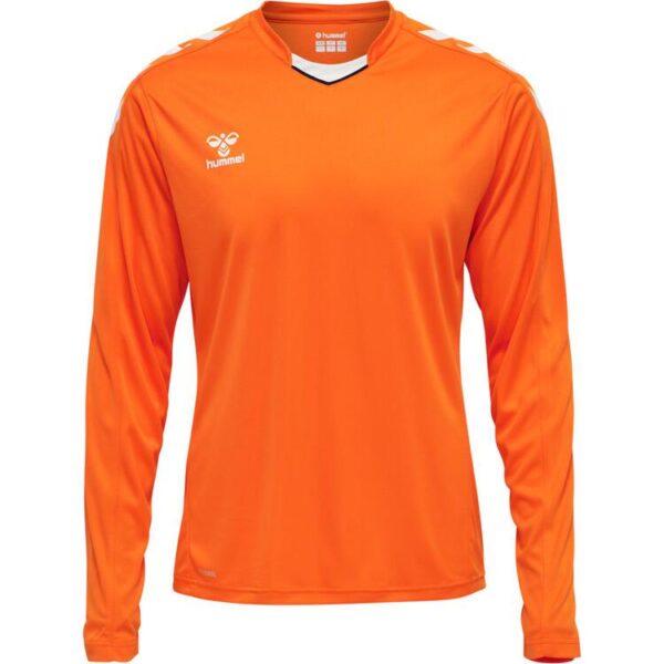 hummel core xk poly trikot herren langarm 211461 5190 orange tiger gr