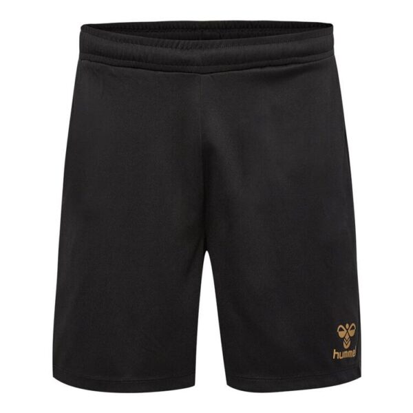 hummel e24c poly shorts 226331 black gold gr l