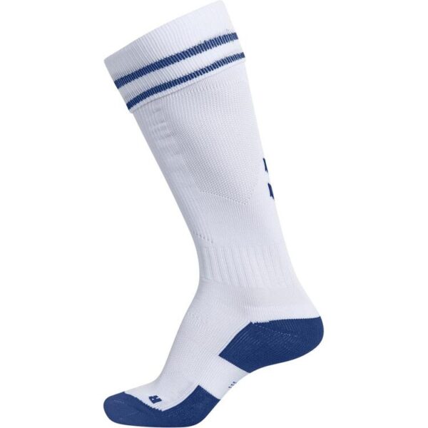 hummel element football sock white true blue 204046 9368 gr 43 45