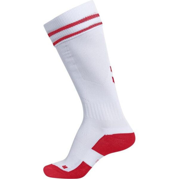 hummel element football sock white true red 204046 9402 gr 31 34