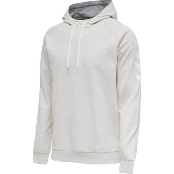 hummel hmlgo cotton hoodie 203508 egret melange gr s