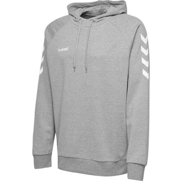 hummel hmlgo cotton hoodie grey melange 203508 2006 gr