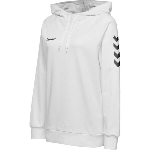 hummel hmlgo cotton hoodie woman white 203510 9001 gr