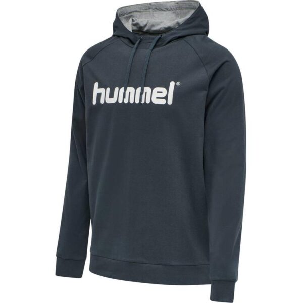 hummel hmlgo cotton logo hoodie 203511 india ink gr m