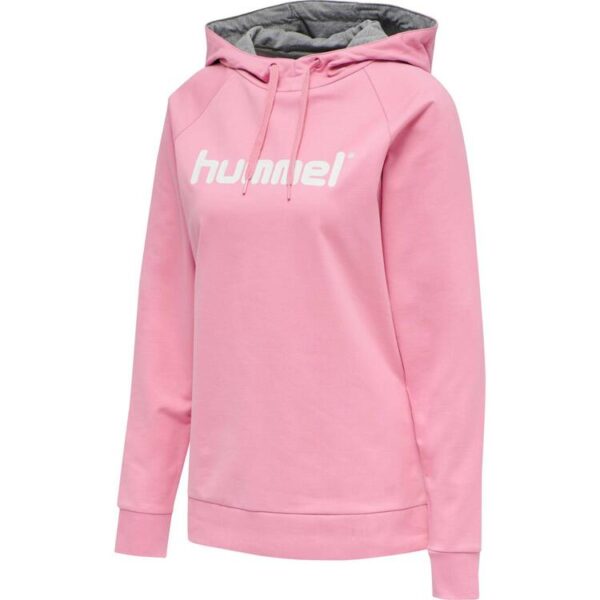 hummel hmlgo cotton logo hoodie woman 203517 cotton candy gr s