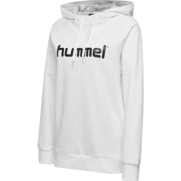 hummel hmlgo cotton logo hoodie woman white 203517 9001 gr