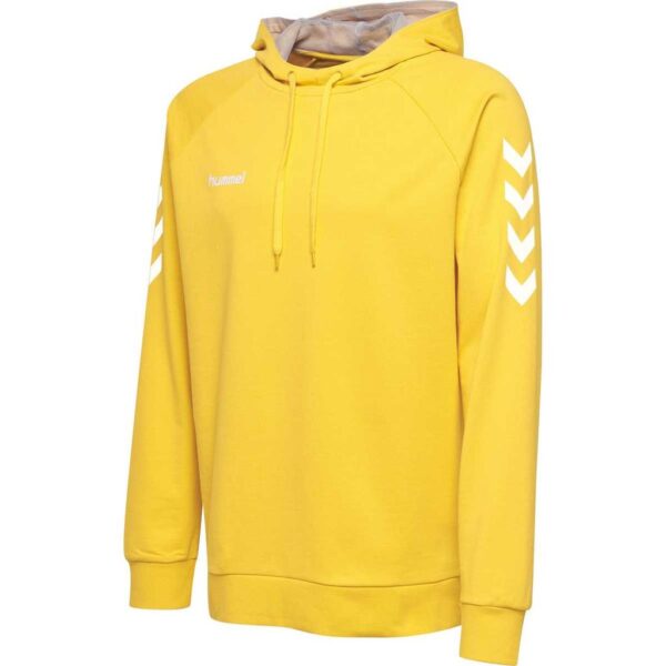 hummel hmlgo kids cotton hoodie sports yellow 203509 5001 gr 152