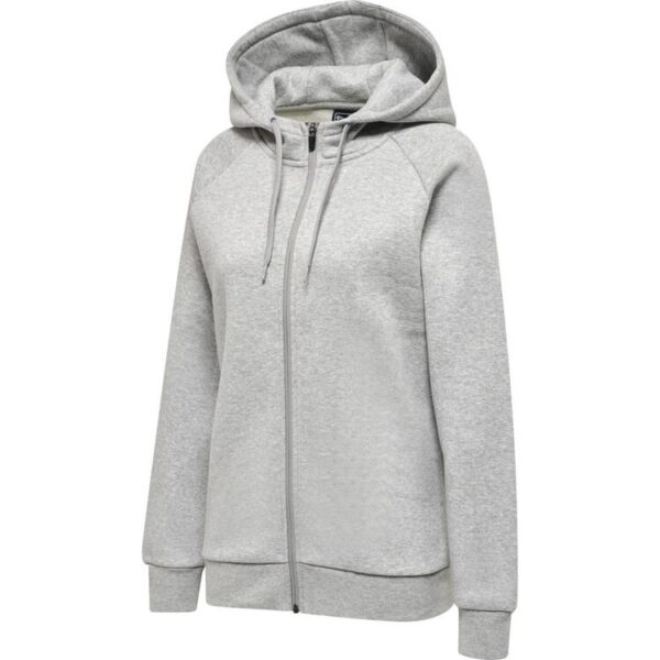 hummel hmlred heavy zip hoodie woman 215094 2006 grey melange gr