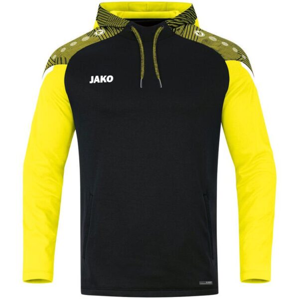 jako kapuzensweat performance 6722 schwarz soft yellow 140