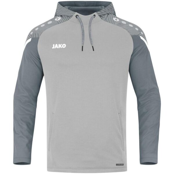 jako kapuzensweat performance 6722 soft grey steingrau 128