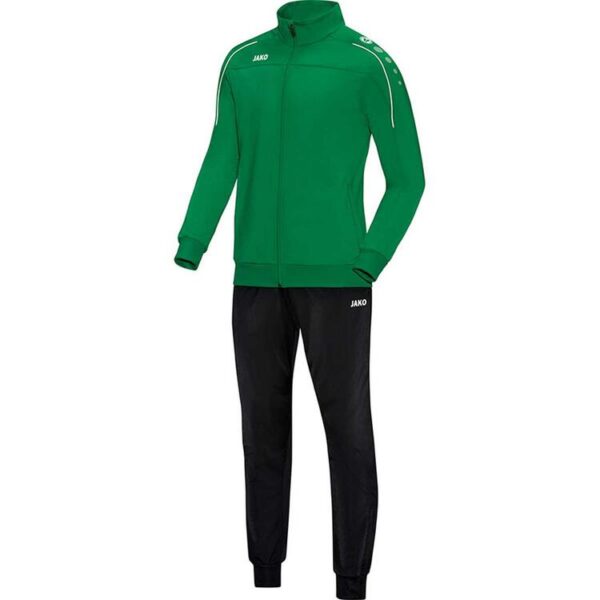 jako trainingsanzug polyester classico sportgruen m9150 06 gr 152