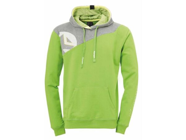 kempa core 20 hoody hope gruen dark grau melan 152