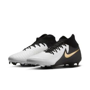 nike phantom luna ii academy fg mg fd6725 white black mtlc gold coin gr 405