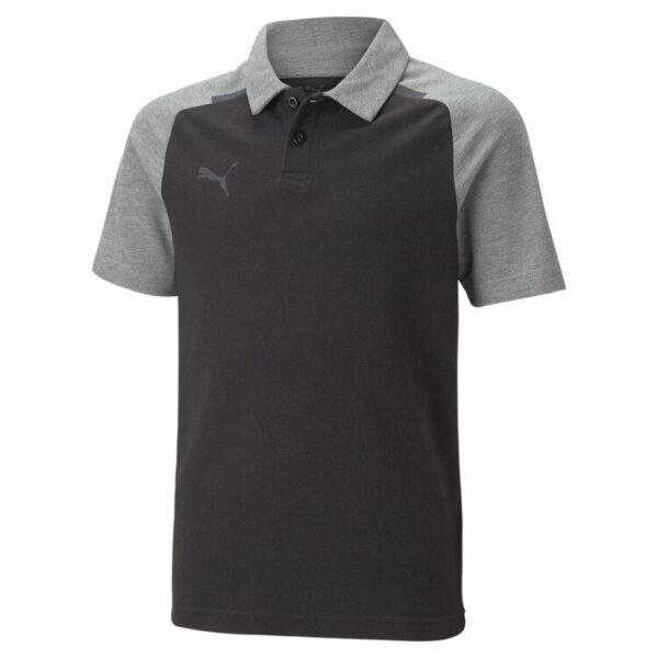 puma teamcup casuals polo jr 658427 puma black gr 116