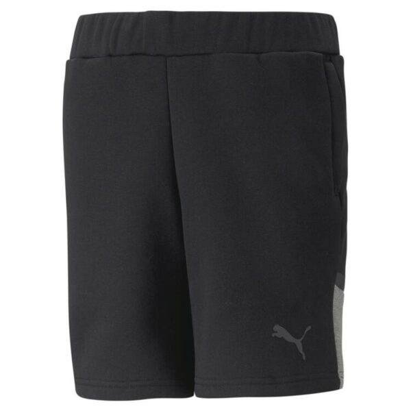 puma teamcup casuals shorts jr 658428 puma black gr 116