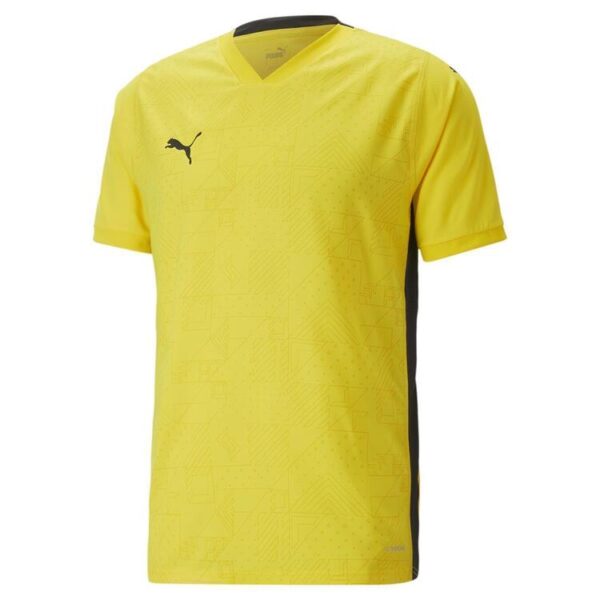 puma teamcup jersey 705370 cyber yellow gr l