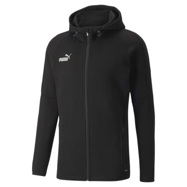 puma teamfinal kapuzenjacke herren 657383 puma black l