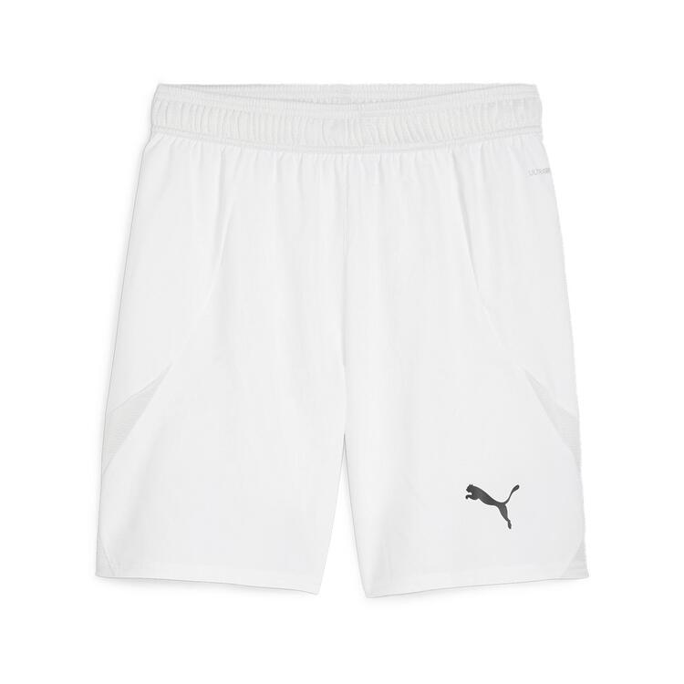 puma teamfinal shorts 705743 puma white puma black feather gray gr l