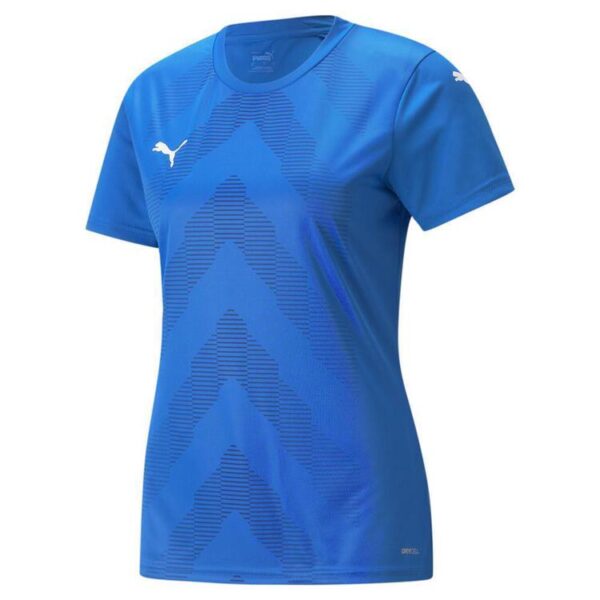 puma teamglory trikot damen 705347 electric blue lemonade s