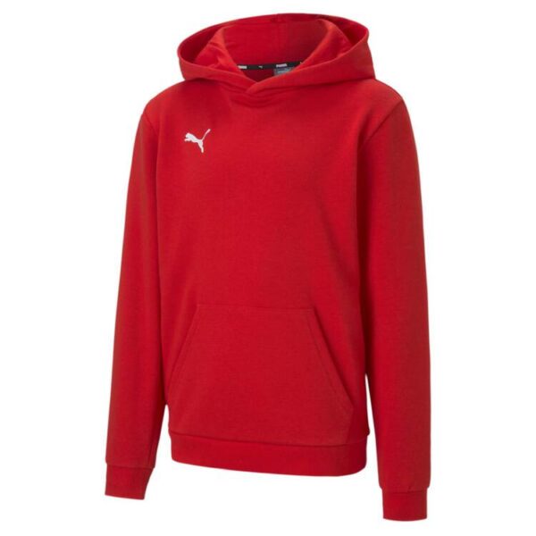 puma teamgoal 23 casuals hoody jr puma red 656711 01 gr 116