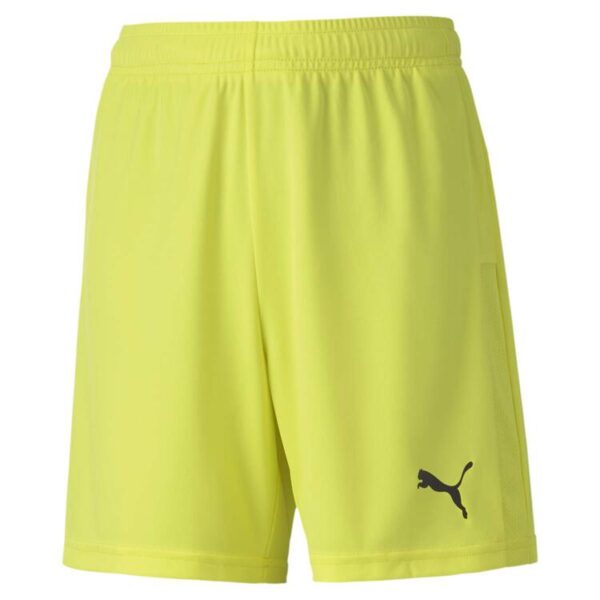 puma teamgoal 23 knit shorts jr fluo yellow puma black 704263 23 gr 176